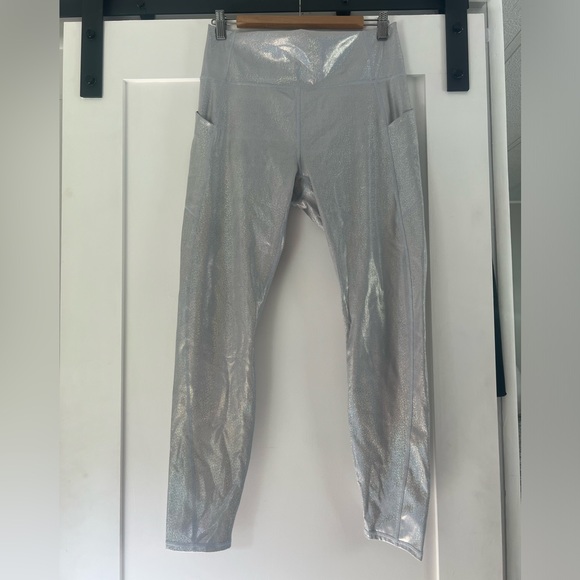 Fabletics Oasis pureluxe holographic leggings size L - Picture 1 of 5